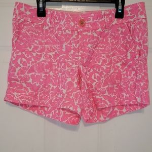 Lilly Pulitzer Pink Sea Shell Callahan Short sz. 0